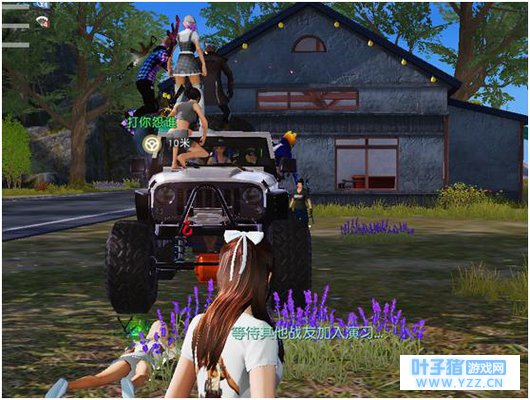 荒野行动:新车辆实力堪比推土机,直接碾压