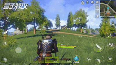 召唤大树,攀爬而上狙击敌人