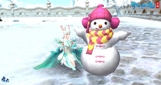 参与寒假活动玩转雪人)