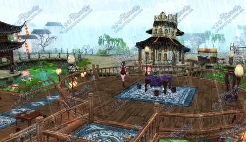 3D版《倩女幽魂2》主城美景