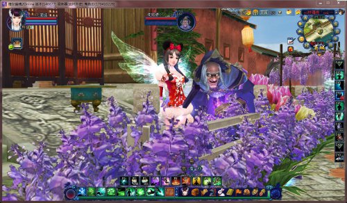 倩女2家园花卉景观展示