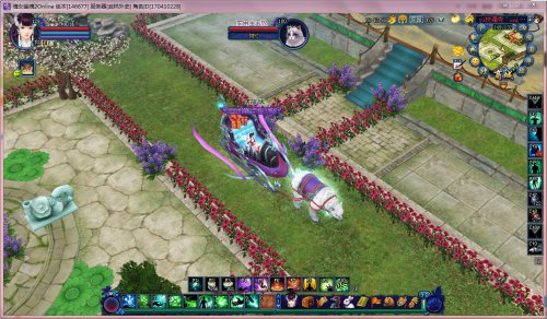 倩女2家园花卉景观展示