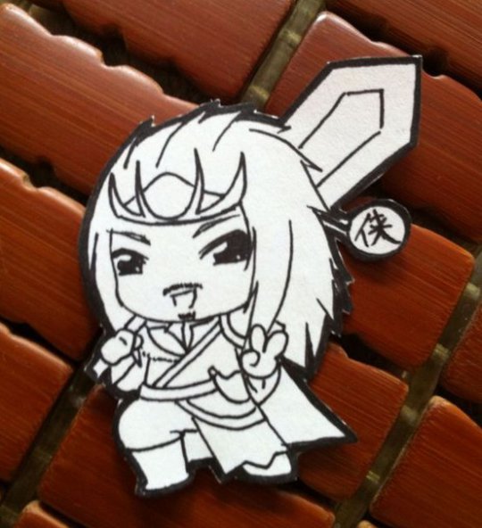 倩女2主角Q版手绘