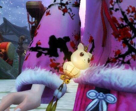 倩女2元宵福兔挂饰