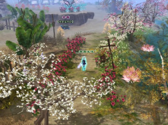 沙漠绿洲领地景观展