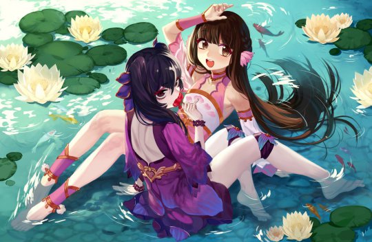 倩女2同人七夕CP插画