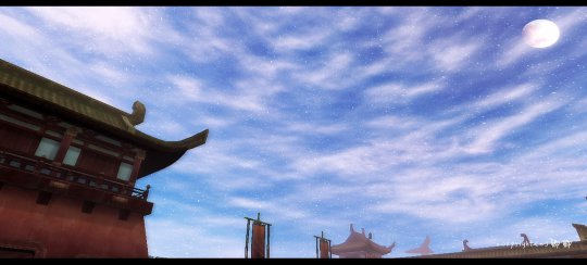 倩女昼夜天空美景