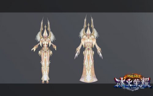 全新职业牧师装备原画