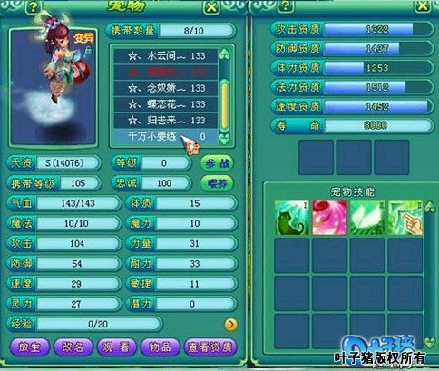 神武排行榜龙宫宠物展示