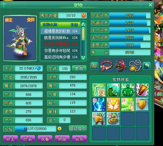 倾国99级魔王展示