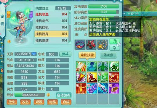 99级全五技能宝宝