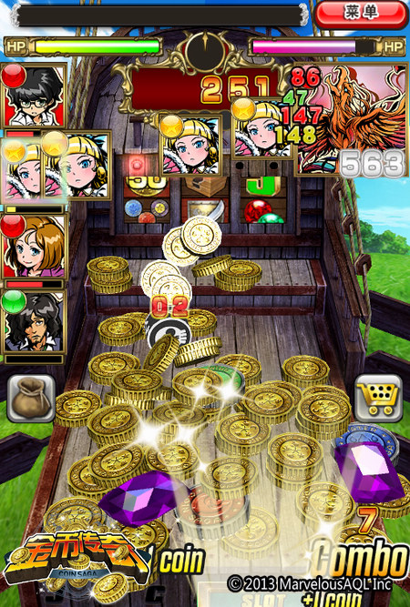 《金币传奇》推币卡牌大作战