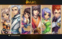 精美壁纸:桃花源记精原画美壁齐共赏