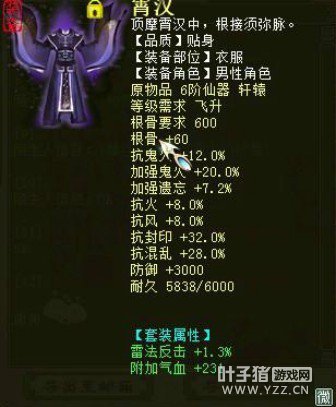 6阶遗忘鬼火衣服