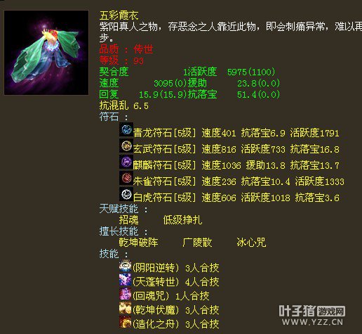 5975活跃五彩霞衣