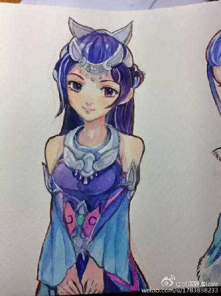 玩家彩绘梦幻角色