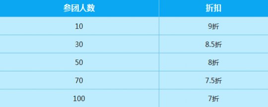 2017暑期优惠活动