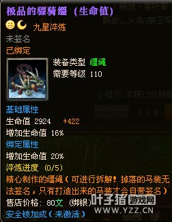 猛龙过疆110级封印4套15星